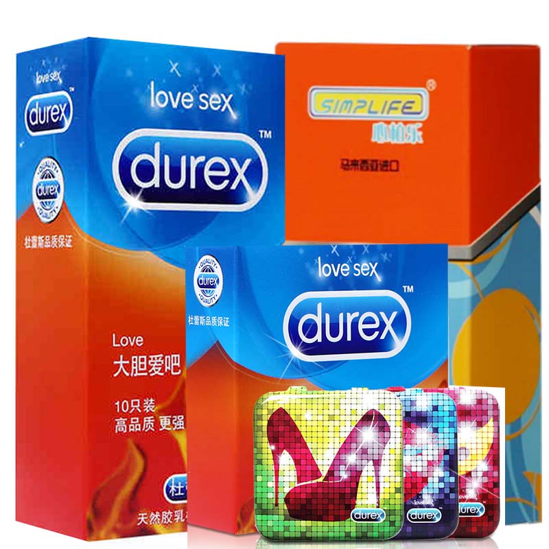 杜蕾斯避孕套 love大胆爱 10只装安全套送13只情趣计生用品XS
