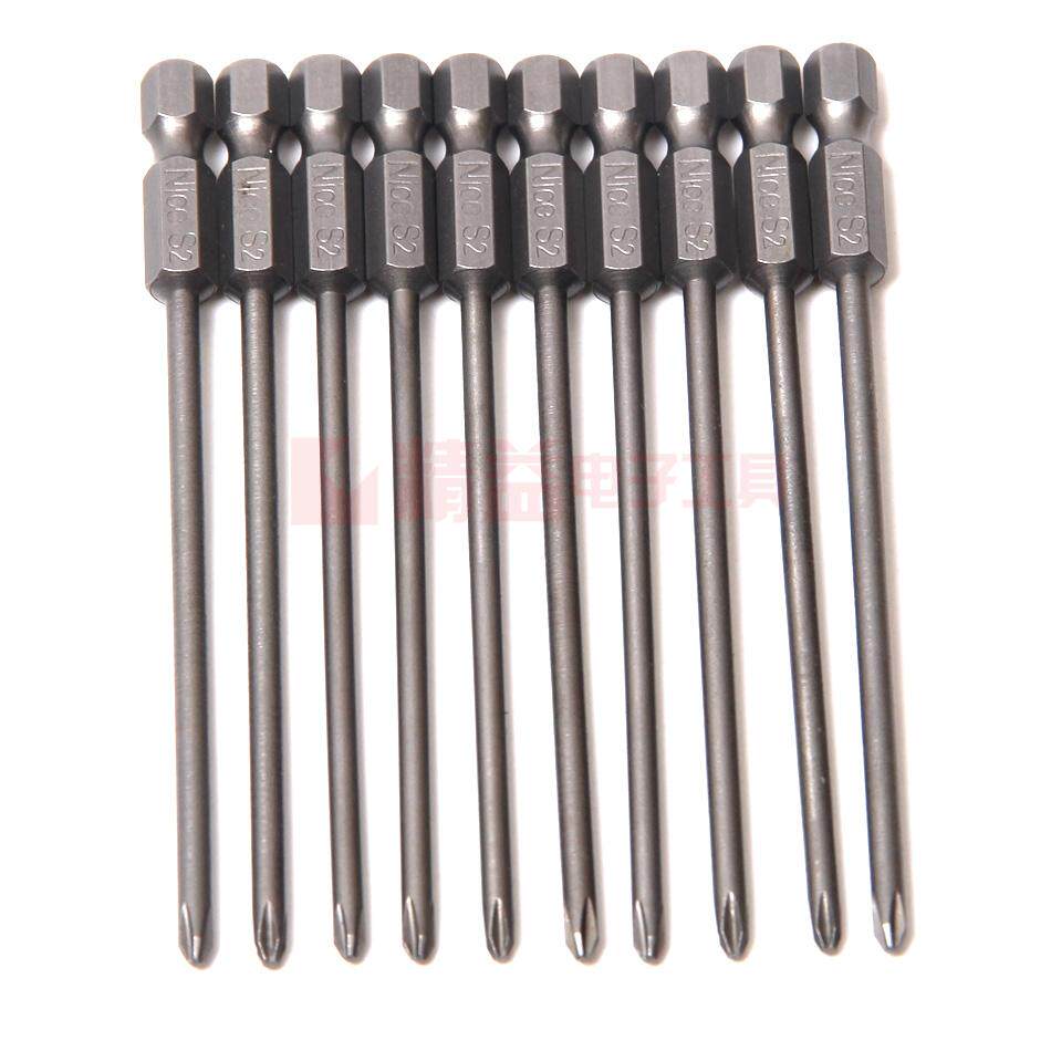 S2 S2 alloy steel S1 4 pneumatically screwdriver head pneumatic screw head pneumatically screwdriver head magnetic S1 4 * 100 * 3 0 * 1