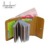 Мужской картхолдер, кожаные карточки, короткий ультратонкий маленький универсальный бумажник, из натуральной кожи