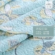 Tấm trải giường màu xanh chăn bông chăn bông ba mảnh được điều hòa không khí bởi mùa xuân và mùa thu [màu sợi] Trải giường