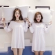 Bộ đồ ngủ nữ mùa xuân và cotton gợi cảm V-cổ XL Phiên bản Hàn Quốc của áo dài tay giản dị dài tay phục vụ mùa hè