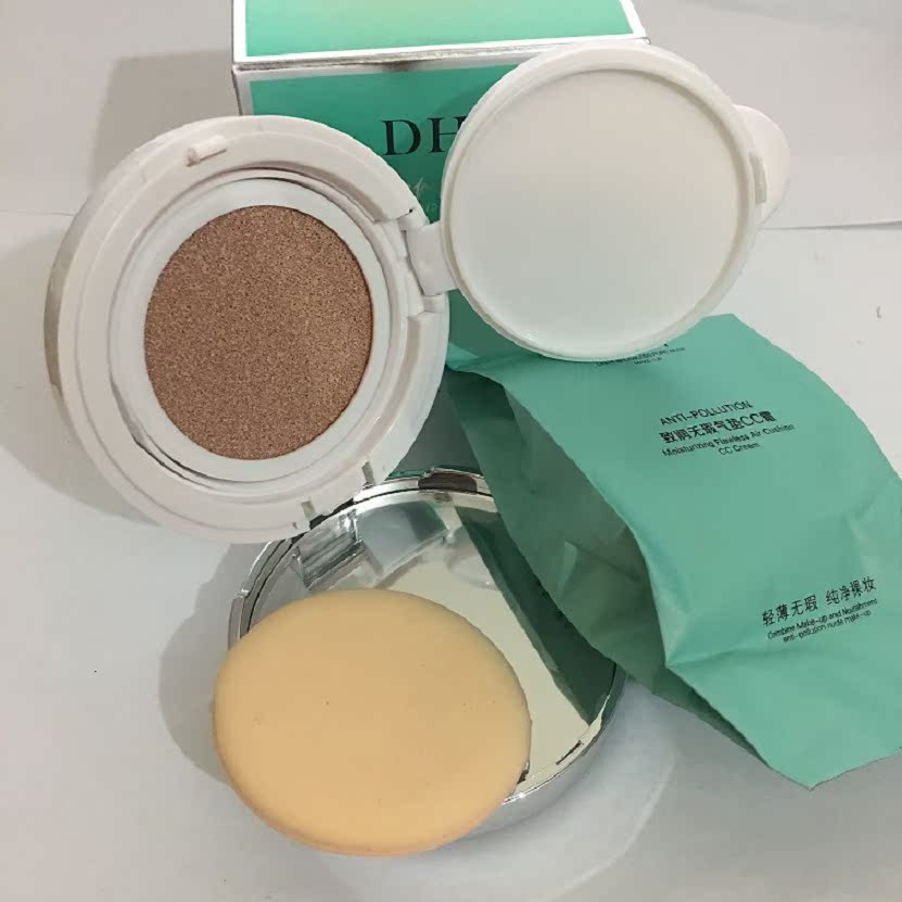 正品DHV气垫CC霜致润无暇保湿补水持久遮瑕提亮隔离bb霜送替换装