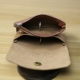 Nhật Bản và Hàn Quốc nam mini bag bag sinh viên ví nam da hai lớp khóa thẻ túi nữ ví ngắn xu nữ