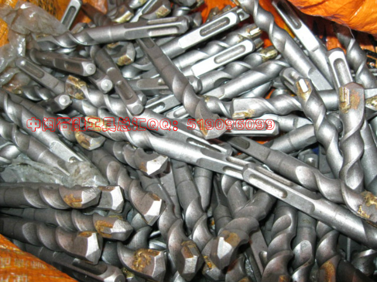 Electric hammer drill drill bit open mountain big alloy stone carving drilling 14mm four pit square handle impact drill bit concrete hydropower