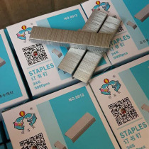 Dafenbei stapler No. 12 staples 24 6 regular staples 5000 pieces per box