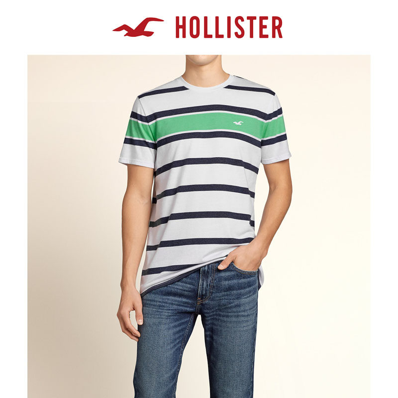 Hollister 条纹 T 恤 男 113142