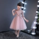 Trang phục trẻ em tay áo nữ trang phục dạ hội bé gái 2018 thời trang mới công chúa váy piano catwalk đoạn ngắn