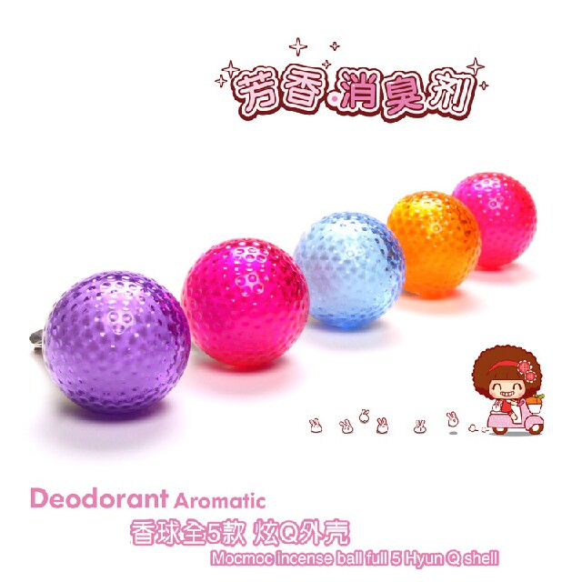 摩丝娃娃 汽车香水 车用车载香水 卡通可爱出风口香球 车饰 对装