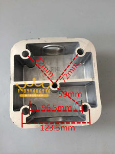 Red Five-Ring W2.85/5 Cylinder Head 115 Cylinder Head Piston Air Compressor Accessories