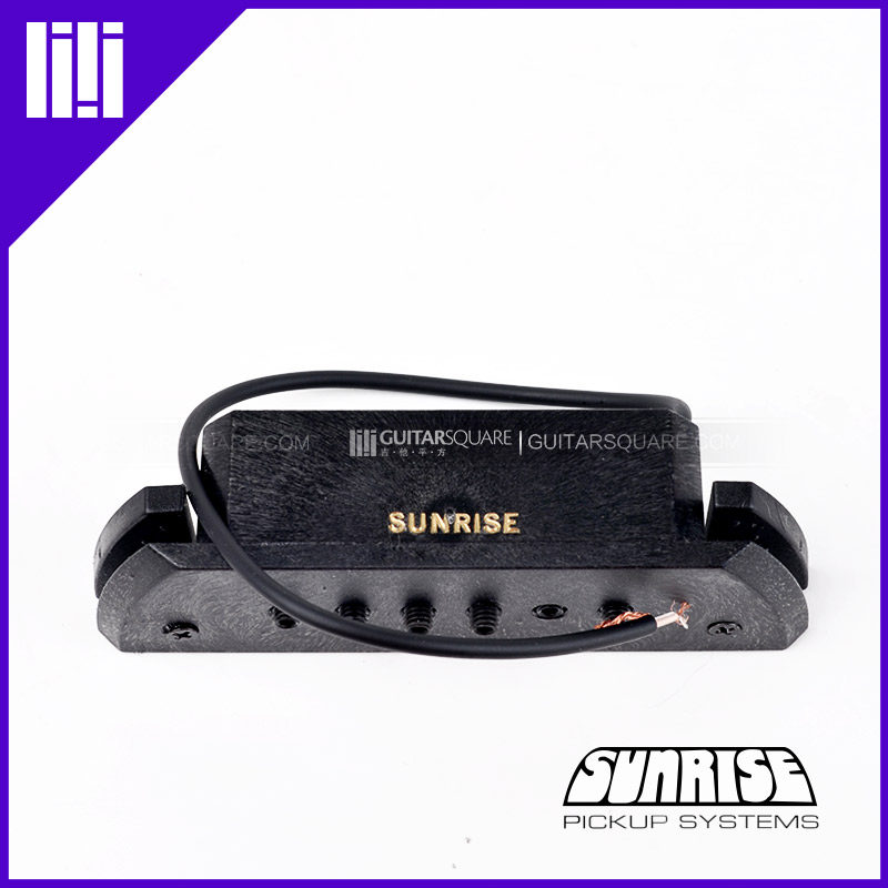 Guitar Squared Beauty by hand Sunrise S2 means Bullet Folk Wood Guitar Soundhole Pick-up 