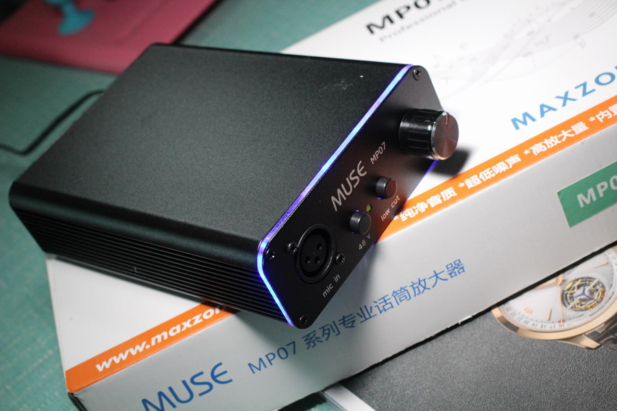 Line goods MUSE MP07 Professional mic amplifier with built-in phantom power supply