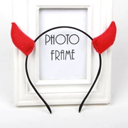 Hàn Quốc phim hoạt hình nhỏ sừng vải vải headband dễ thương nhỏ quỷ đầu headband trẻ em người lớn thẻ phụ nữ tóc