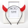 Hàn Quốc phim hoạt hình nhỏ sừng vải vải headband dễ thương nhỏ quỷ đầu headband trẻ em người lớn thẻ phụ nữ tóc băng đô nữ