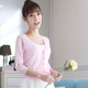 Phiên bản tiếng Hàn mới của áo len lụa băng giá áo len nữ áo len mỏng áo len ngắn màu rắn điều hòa không khí áo chống nắng quần áo áo len cổ cao Cardigan