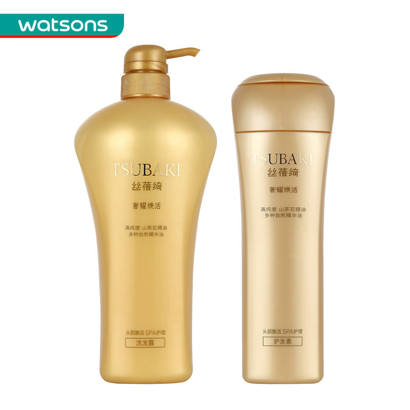 【屈臣氏】组合 资生堂丝蓓绮奢耀焕活护发素400ml+洗发露750ml