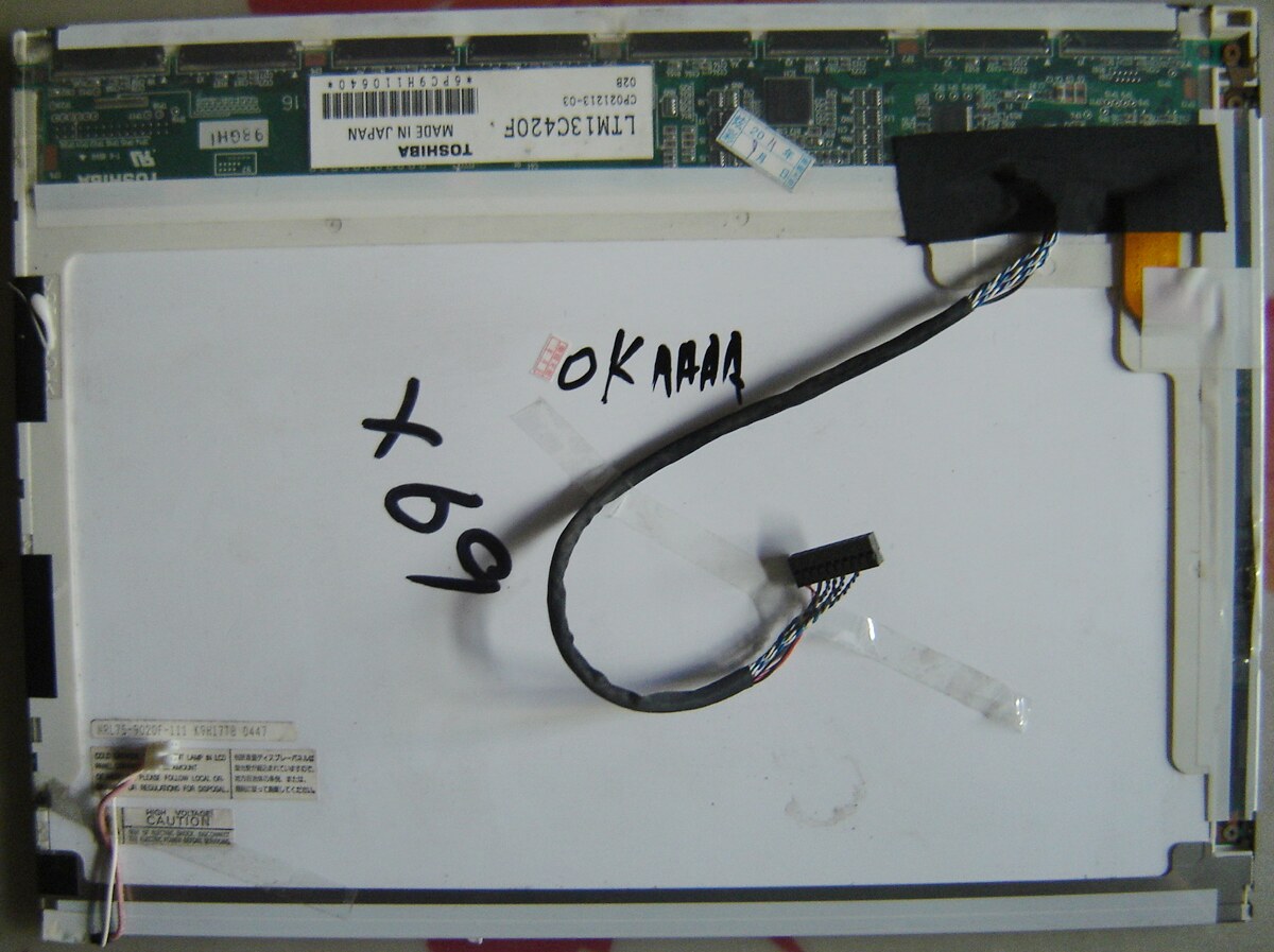 Toshiba 13 3 inch LCD screen LTM13C420F A gauge screen notebook industrial computer