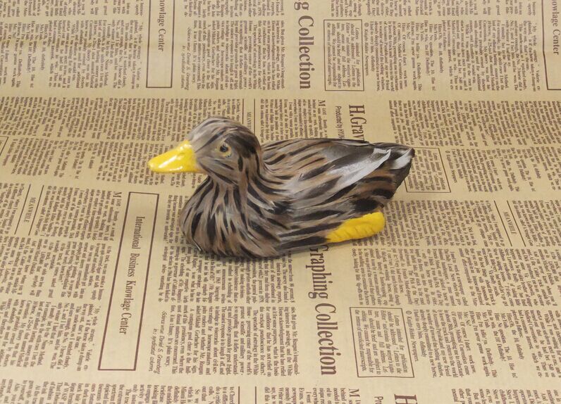 Simulated feathers simulated duck Little Duck Gift Gift Home decoration
