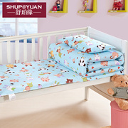 Tinh khiết bông mẫu giáo quilt ba mảnh sáu mảnh cotton nôi bé con chăn ngủ trưa giường