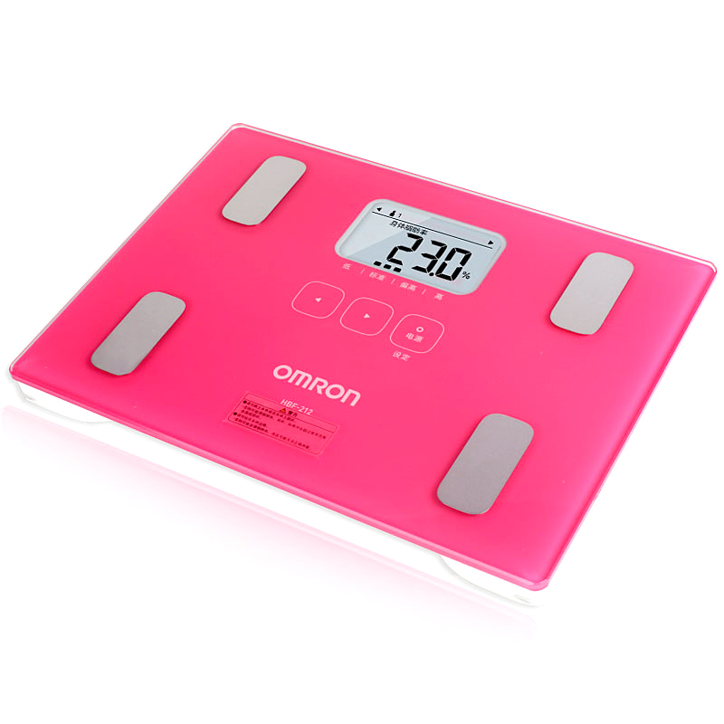 欧姆龙体脂仪HBF-212脂肪测量仪 脂肪秤 智能健康体脂仪 体重秤