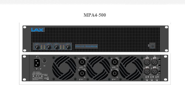 LAX MPA4-500 4*550W 4 channel professional amplifier freight