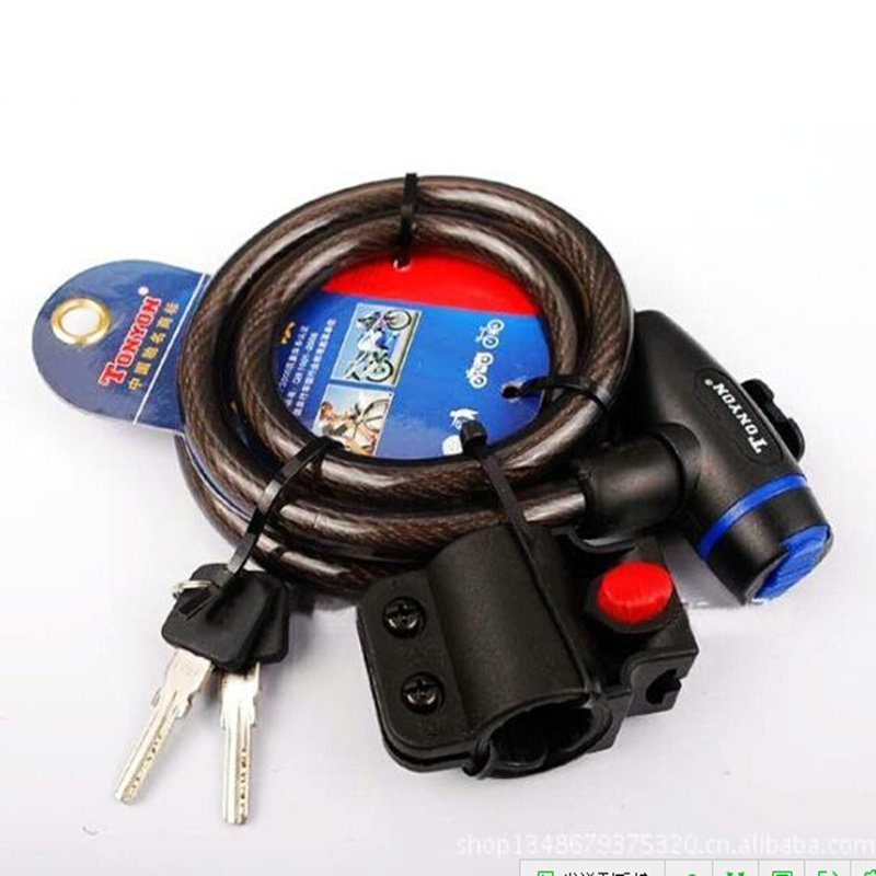 Universal bicycle anti-theft lock bicycle lock mountain road race bicycle chain wire cable wire lock