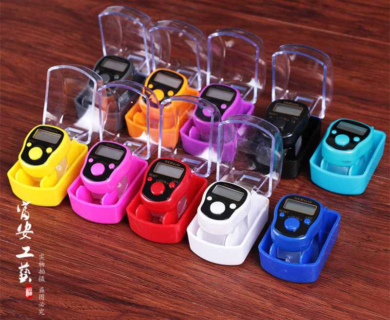 Fu'an Buddhism equipment Buddhist supplies LED luminous large screen chanting Buddha counter finger automatic counter 1