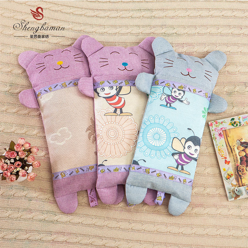 Miqiu Baby Children Pillow Summer Days Baby Ice Silk Buckwheat Pillow New Newborn Child Kindergarten Breathable Cool Pillow