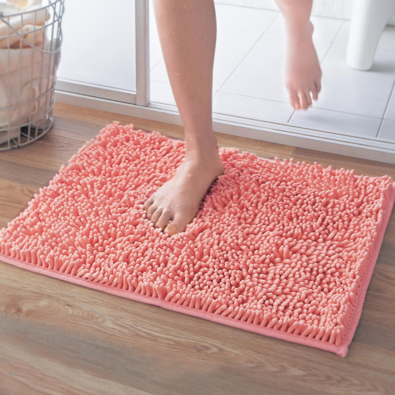 Chenille Floor Mat, Bathroom Door Absorbent Mat, Kitchen Foot Mat, Entrance Carpet, Bedroom Plush Long-Haired Non-Slip Mat Chenille Floor Mat, Bathroom Door Absorbent Mat, Kitchen Foot Mat, Entrance Carpet, Bedroom Plush Long-Haired Non-Slip Mat