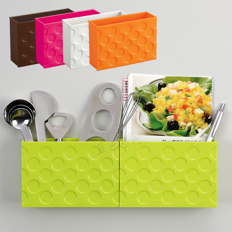 Japan imports INOMATA magnet refrigerator container box Kitchen small object pack container cylinder