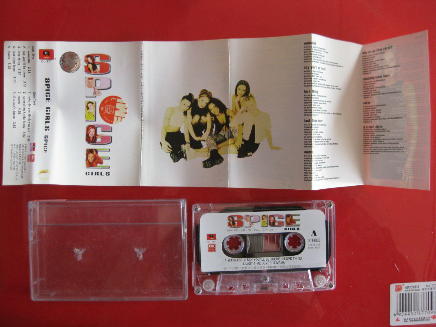(Original genuine tape) spice girls wannabe published by China Record Shanghai Company