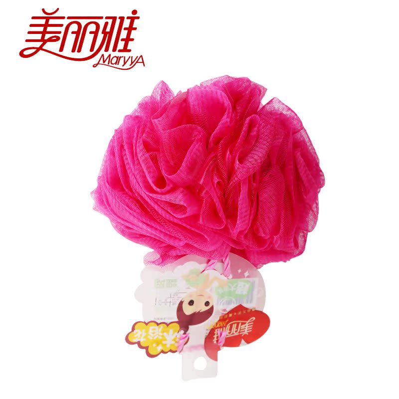 美丽雅 细网沐浴花70克 沐浴用品 洗澡用品 搓澡巾 沐浴球