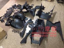 War Police Motorcycle Electric Vehicle Complete Vehicle Black Parts PP Parts Inner Shell War Police Shell War Police Electric Vehicle Shell