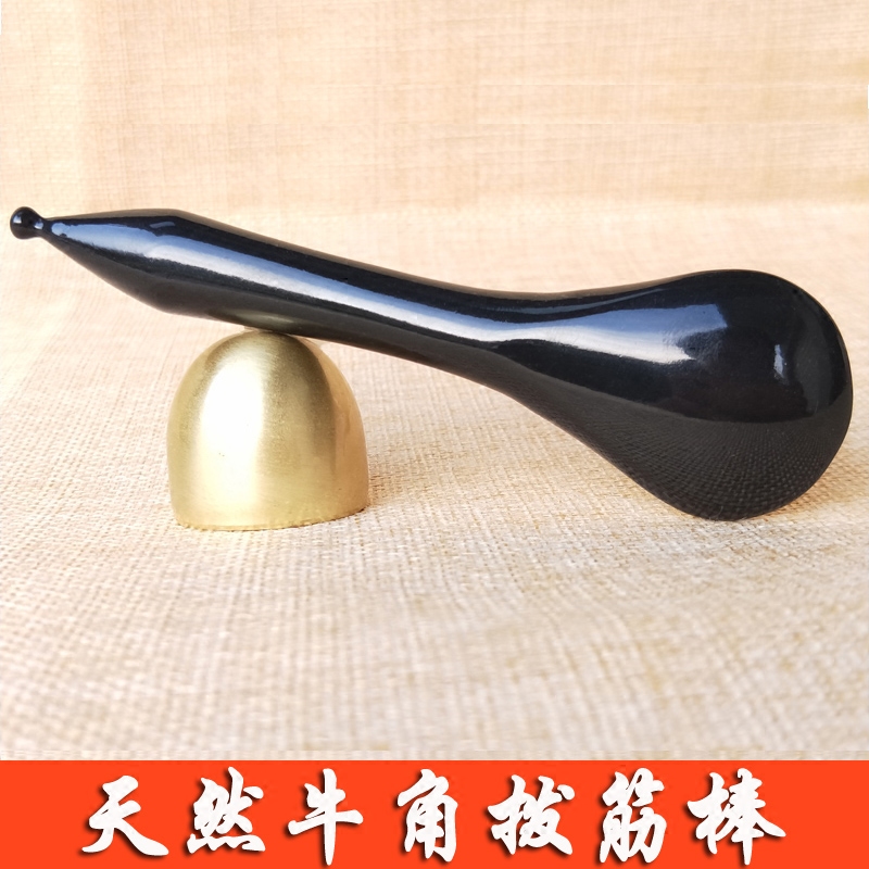 Natural buffalo horn rib stick facial rib stick facial eye scraping massage stick black buffalo horn rib stick