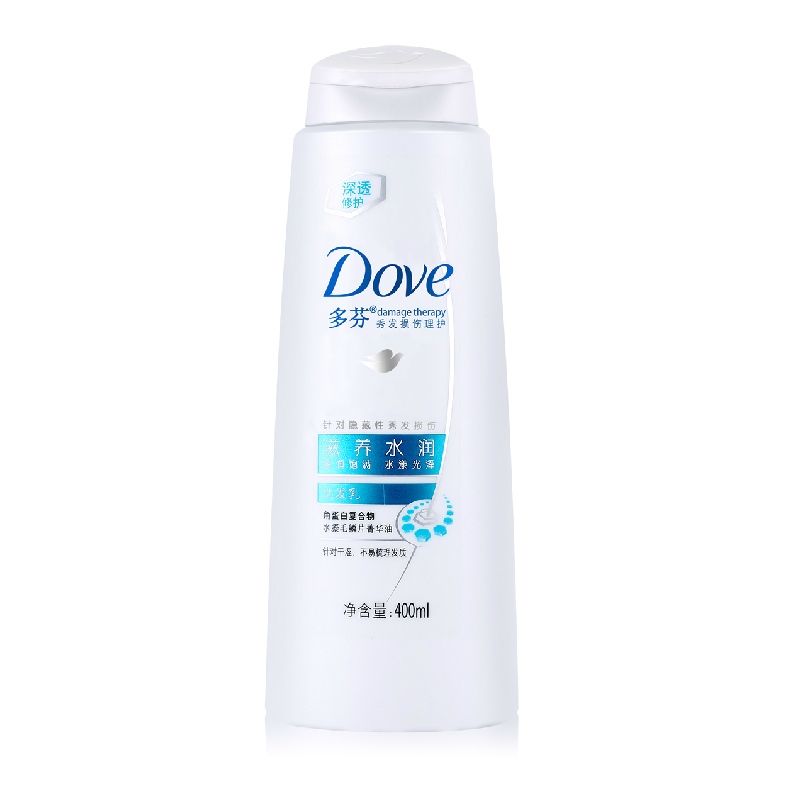 2瓶包邮 正品Dove/多芬滋养水润洗发乳400ml 润泽柔顺秀发洗发水