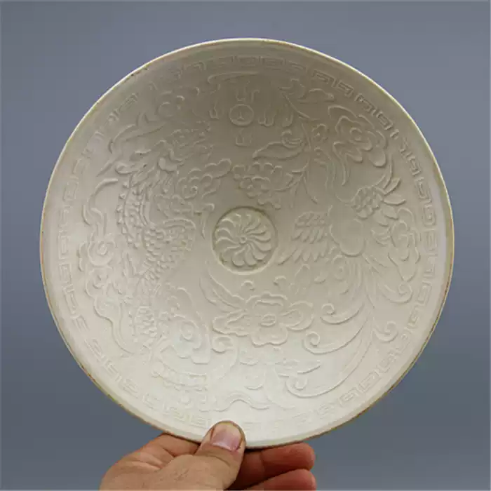 明代全手工青花龙纹印泥盒粉盒做旧仿出土古瓷器古玩古董收藏摆件-淘宝
