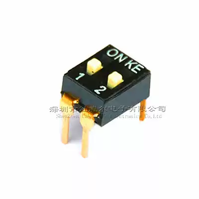 2 54 pitch-2p Dip switch Taiwan KE 2 high push DSIC02LHGET direct plug domestic also have