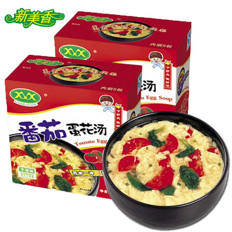 【天猫超市】新美香番茄蛋花汤40g/盒装速食速溶蔬菜蛋汤方便食品