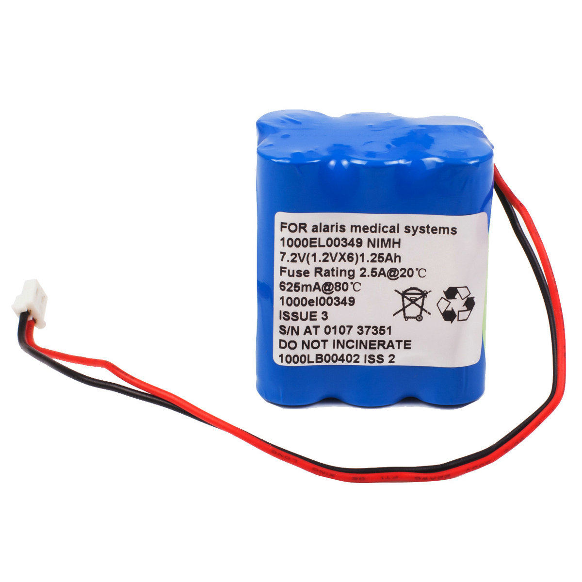 适用 Alaris GW 艾力斯 1000EL00349 GW Volumetric pump 电池