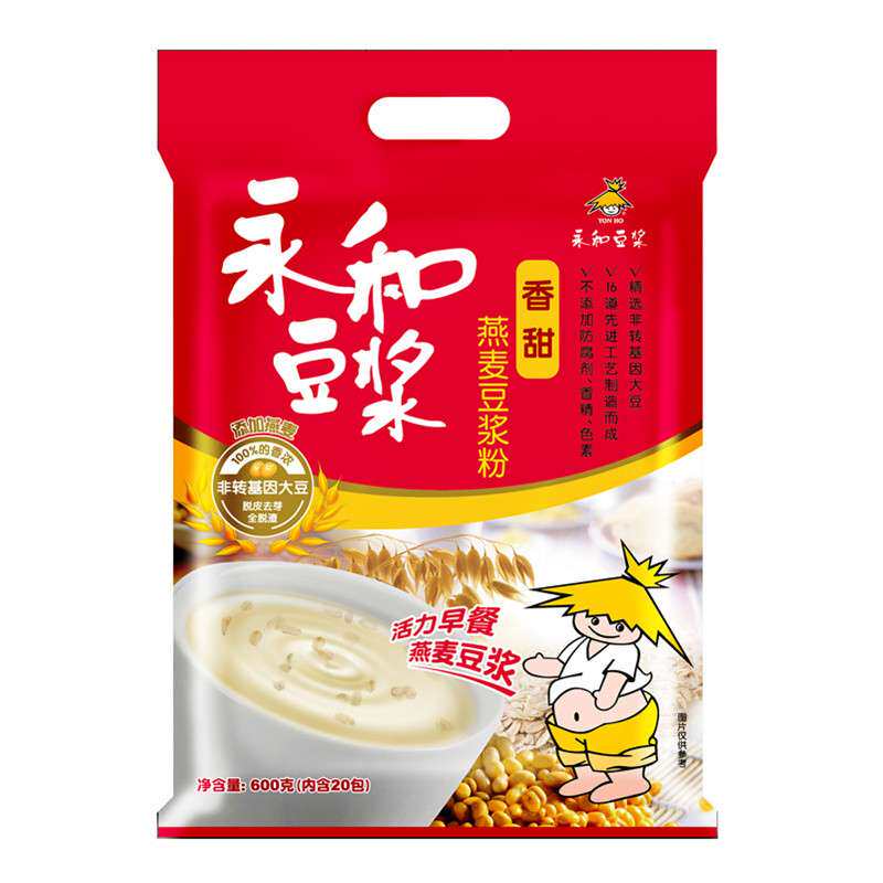 【苏宁易购】永和豆浆 香甜燕麦豆浆粉 600g