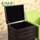 Đất nước Mỹ Hộp Tây Tạng sơn hộp khóa cũ Ghế sofa cổ điển châu Âu Một số phòng khách bằng gỗ rắn Tôi là một hộp lưu trữ - Cái hộp hộp gỗ vuông Cái hộp