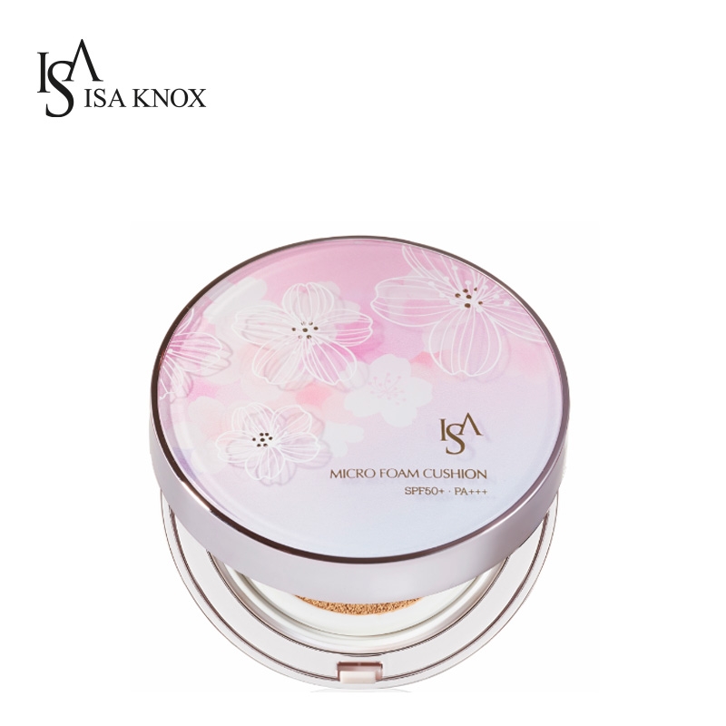 韩国LG直邮ISAKNOX 保湿气垫 樱花精装版15g+15g美白防晒