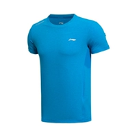 Giải phóng mặt bằng Li Ning Mùa hè Đào tạo Sê-ri Áo ngắn tay nam Áo thun nam Áo thun nam AYSK005-4-5-6 - Áo polo thể thao 1áo polo nữ trắng