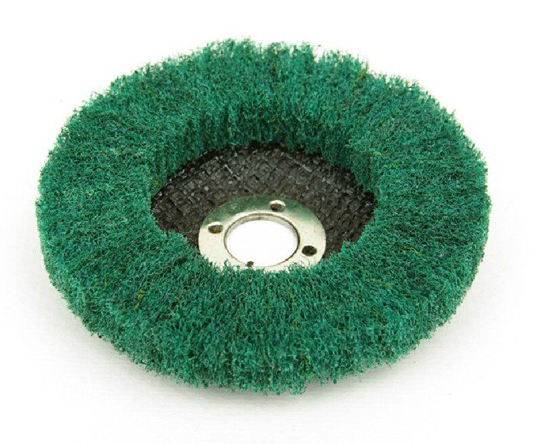 Vertical cloth polishing wheel Flying wingwheel stainless steel fiber sand angle grinding mill