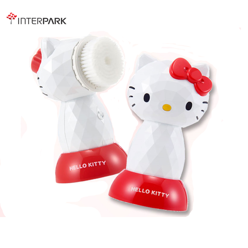 韩国Hello Kitty 4D电动洁面仪洗脸洁面刷深层清洁去黑头温和软毛