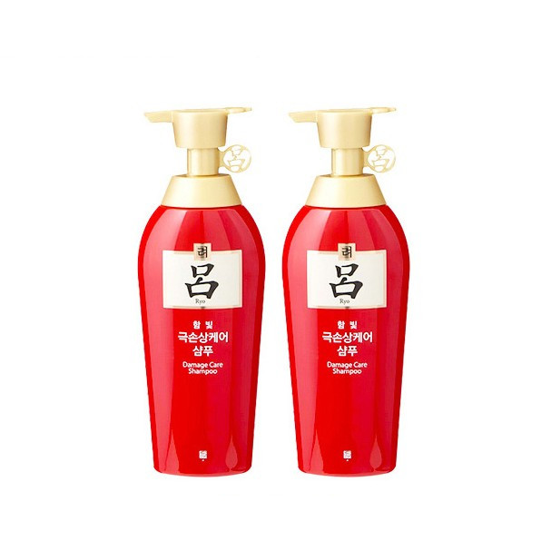 韩国正品 RYOE/吕 新款红吕洗发水400g*2套装红色防脱深层修复