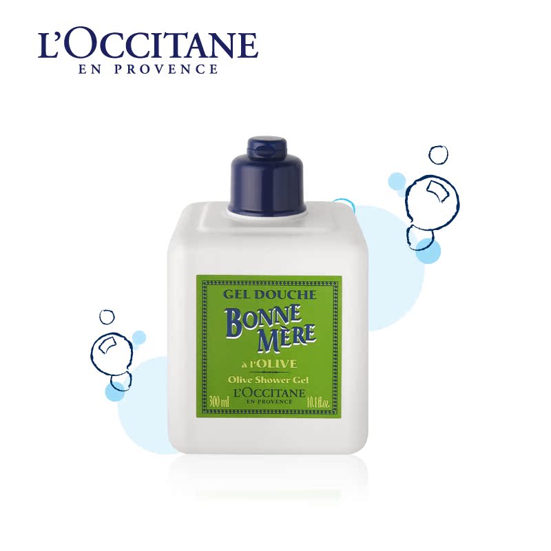 L'occitane/欧舒丹欢乐家庭橄榄沐浴啫喱300ml