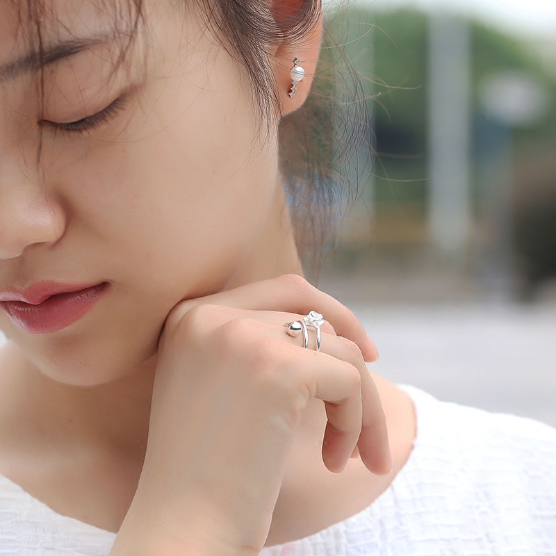 Bague Femme      en Argenterie - Ref 3086446 Image 3