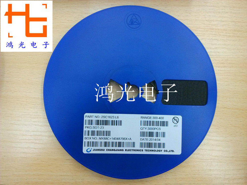 Hongguang) SMD transistor 2SC1623 C1623 screen printing L6 SOT-23 PNP 3000pcs