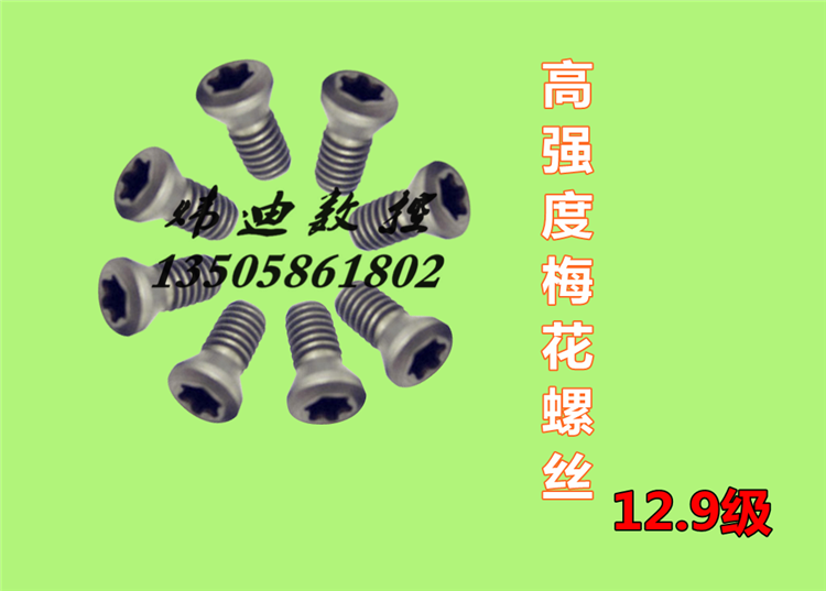 Numerical Control Knife Rod Accessories Plum Blossom Screw M2 5 * 5 6 7 8 Special Price Promotion 12 9 High Strength Natural Colors