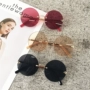 Kính râm mới 2018 nữ hộp lớn tròn trong suốt đại dương mảnh kính mát Hàn Quốc trang trí kính râm thủy triều nam nữ kính mắt mèo